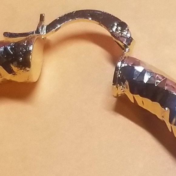 BUY 1 GET 1 FREE Gold Filled Large Hoops !***LOWERED PRICE... NON TARNISHING !!! - Picture 4 of 15